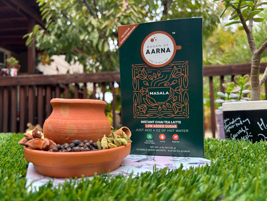 Instant cardamom chai latte — easy to make, rich in flavor and aroma.