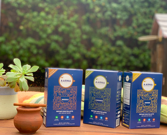 3-in-1 Combo Pack - Masala, Ginger, and Cardamom Instant Chai Tea